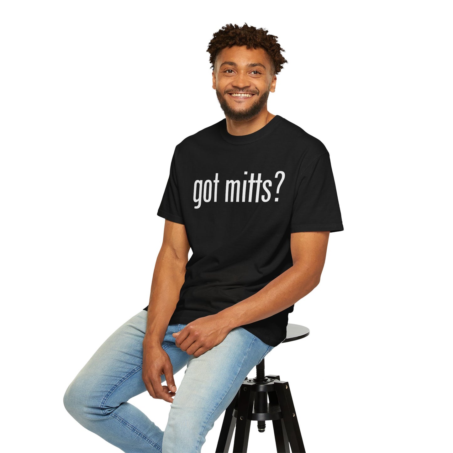 Got Mitts? Black T-Shirt