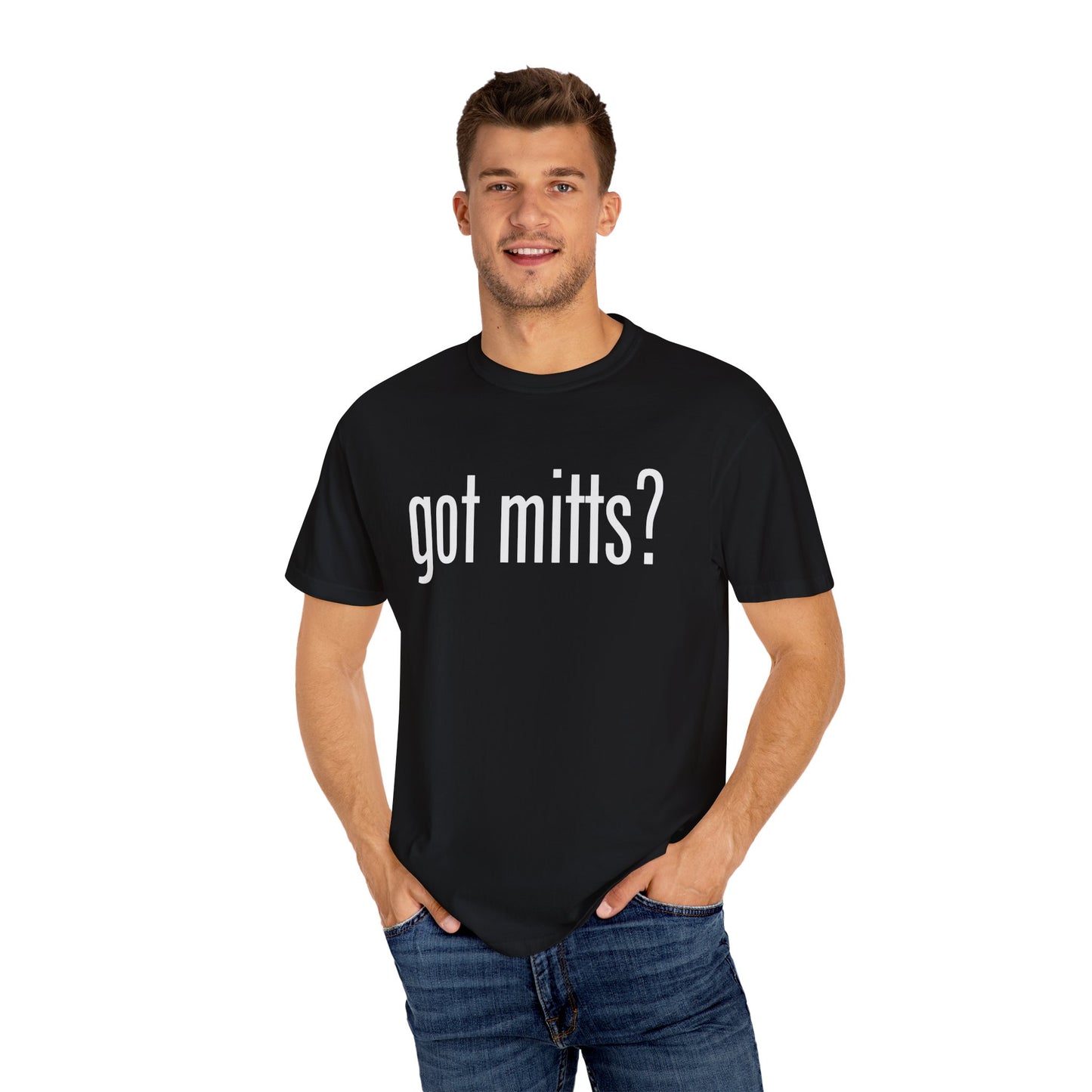 Got Mitts? Black T-Shirt