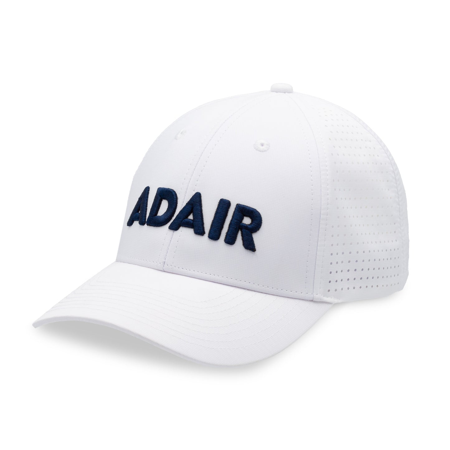 Adair Active Ladies Performance Hat - White/Navy